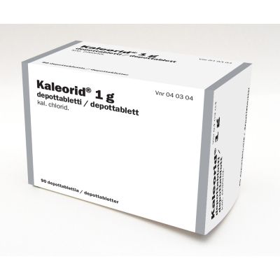 KALEORID depottabletti 1 g 90 fol